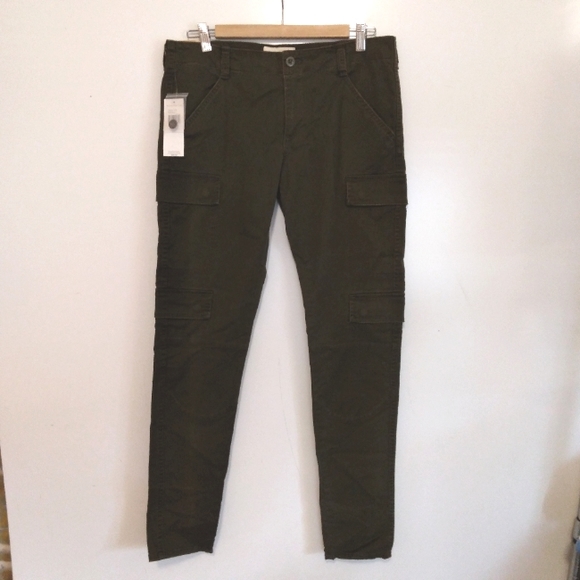 NEW RALPH LAUREN DENIM & SUPPLY ARMY GREEN CARGO PANTS WOMENS SZ 30 - Picture 2 of 10